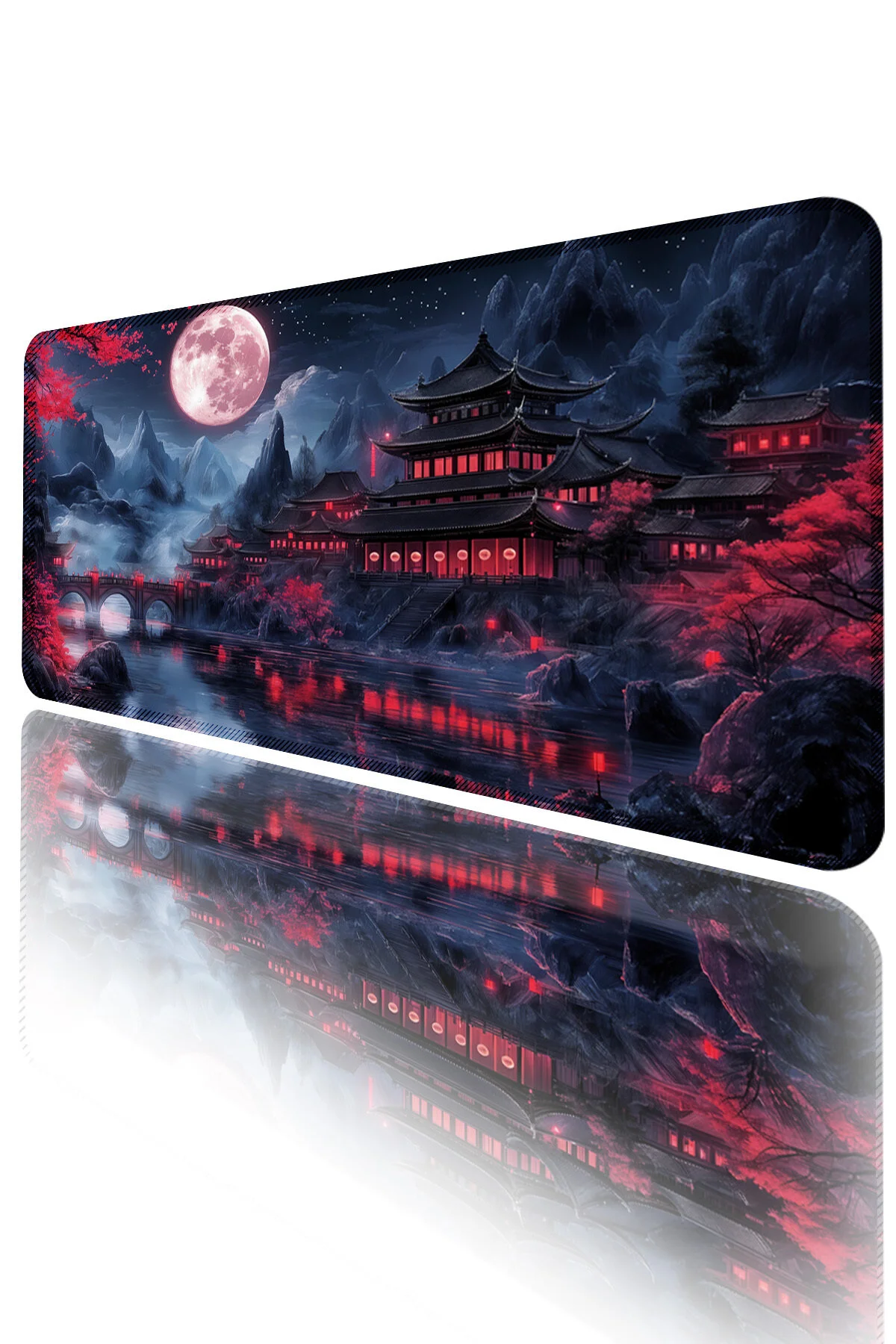 Japanese Temple Gaming Mouse Pad – Geniş Yüzey Oyuncu Mousepad - 70x30