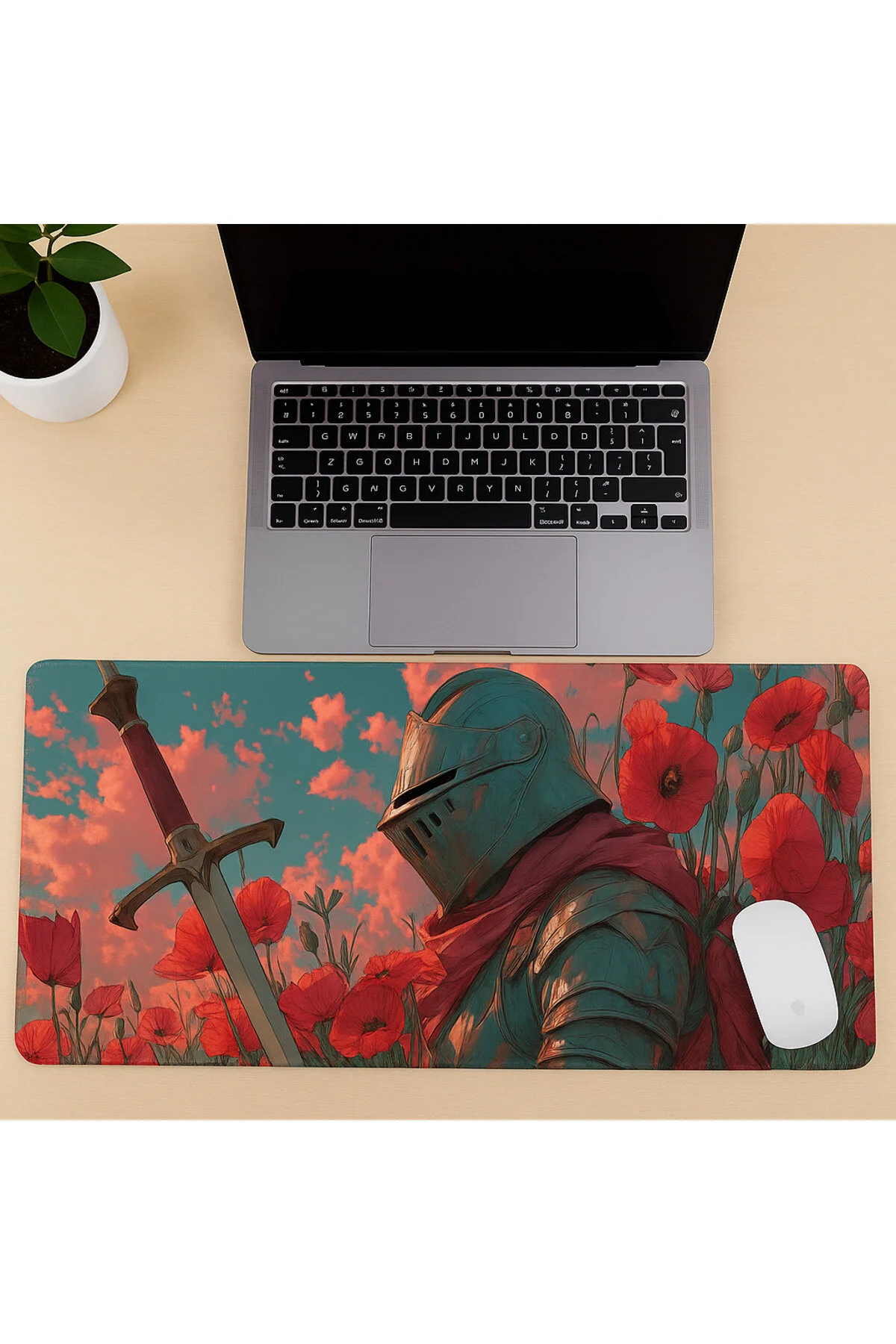 Knight Bloom Gaming Mouse Pad – XL Geniş Yüzey - 70x30