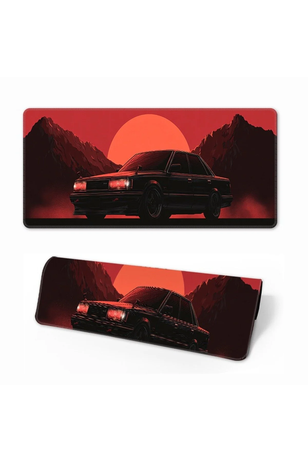 Sunset Car Gaming Mouse Pad – XL Geniş Yüzey - 70x30